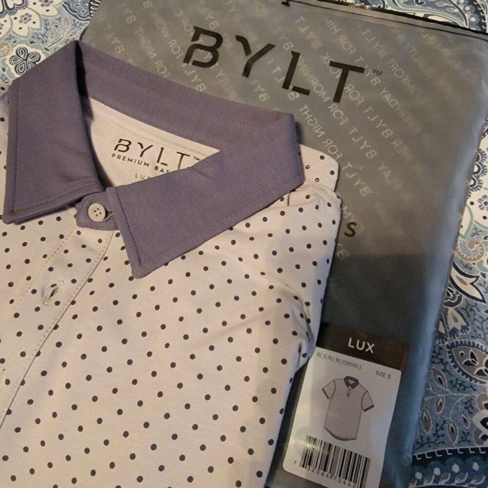BYLT Basics Polo Shirt NEW with TAGS Small